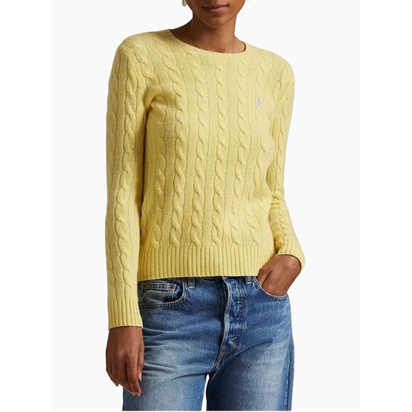 Ralph Lauren Cable-Knit Cotton Crewneck Sweater Size XL - Picture 2 of 13